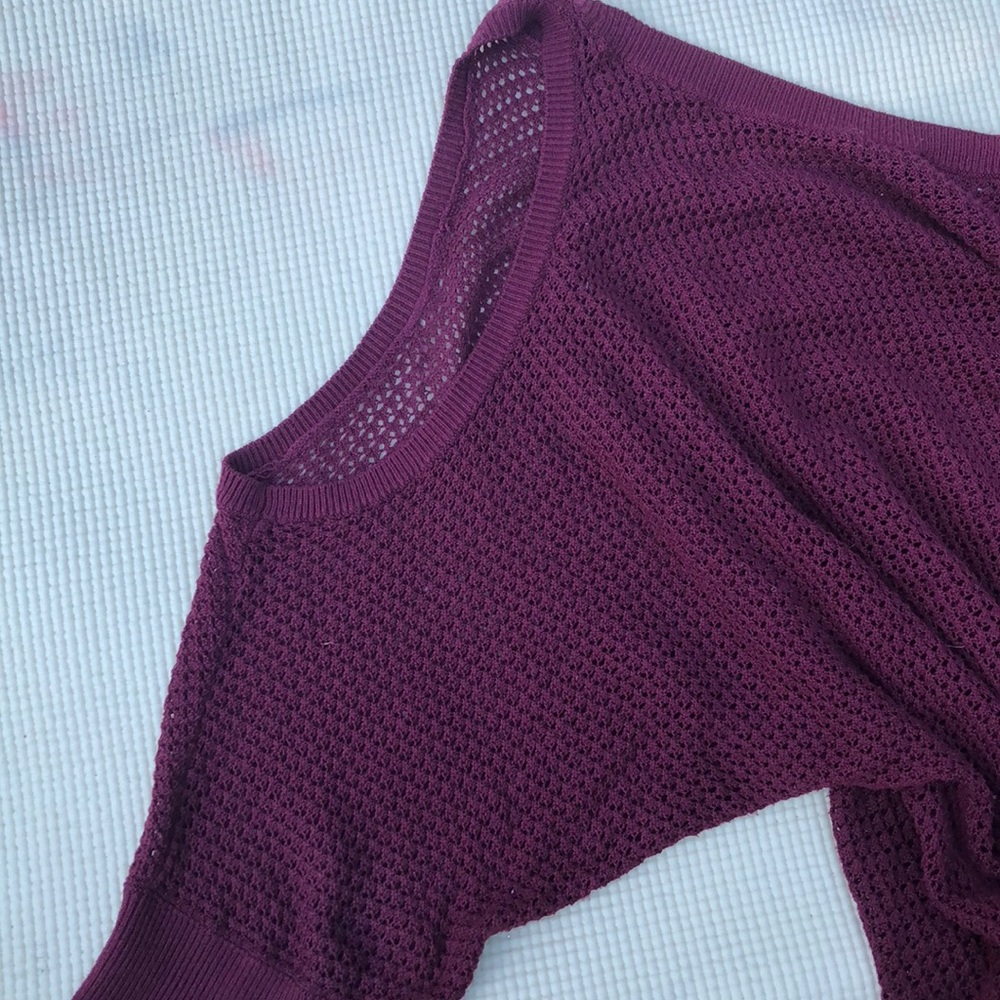 Express Maroon shirt